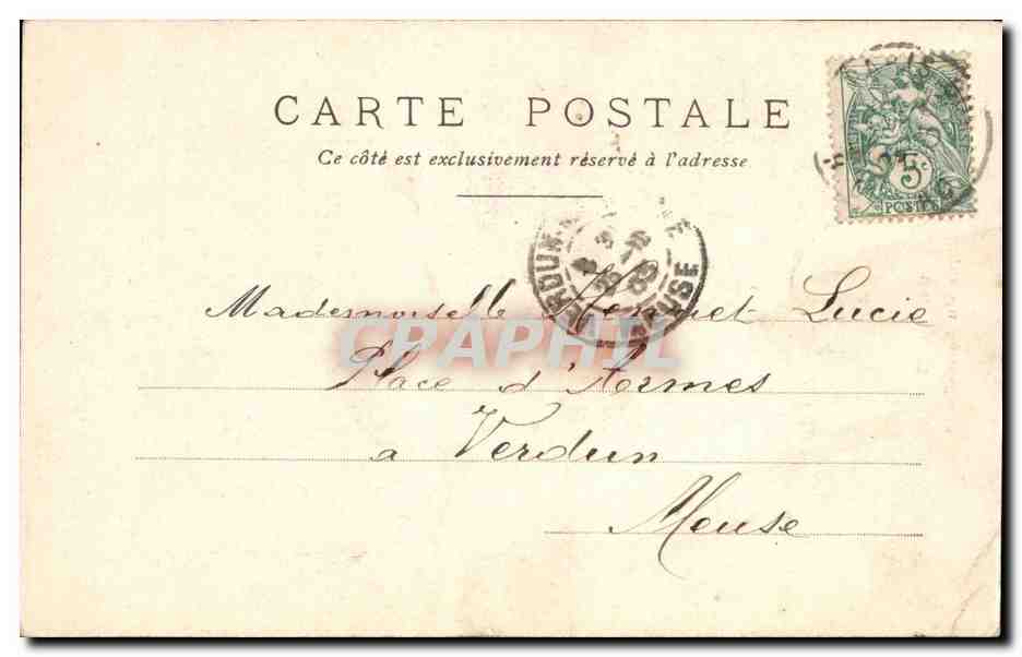 Paris - 18 - Sacre Coeur - Montmartre - CPA  — Rückseite