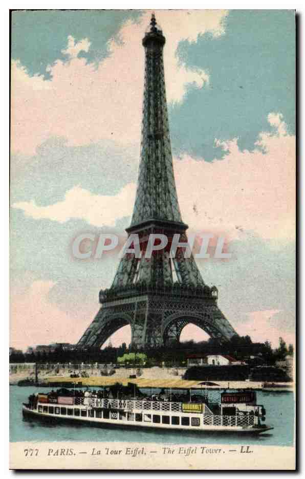 Paris - Tour Eiffel - Eiffel Tower - CPA 