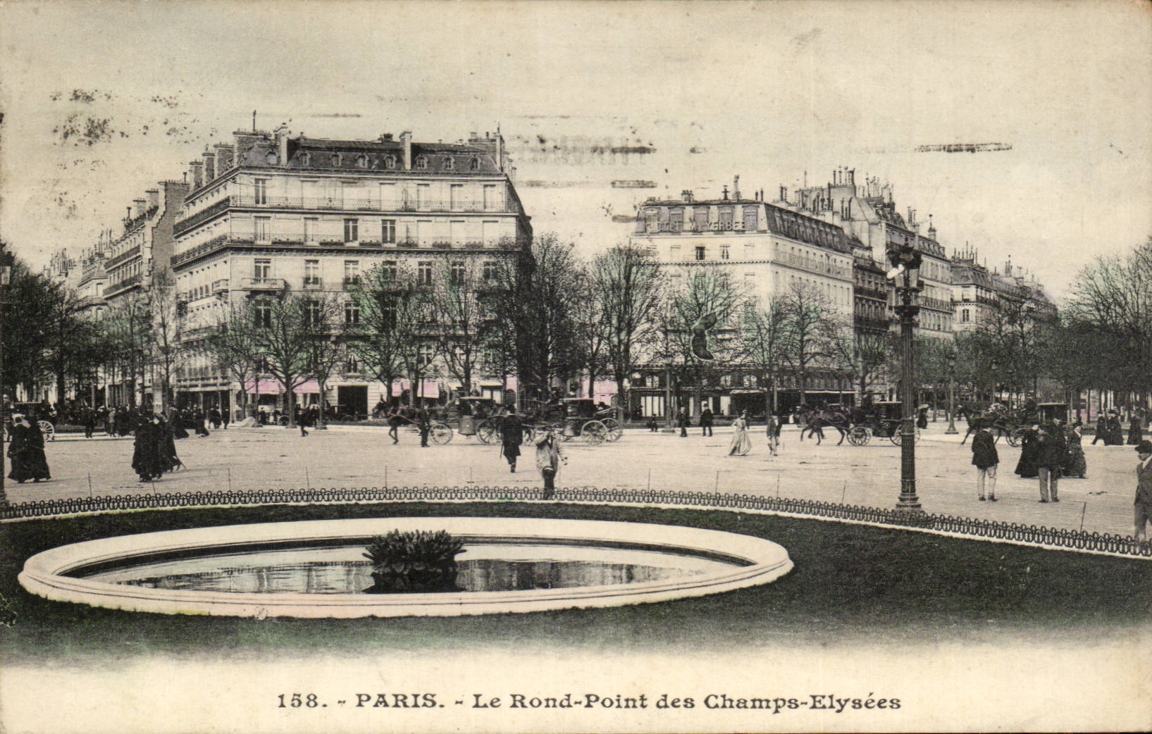 Paris - 8 - Le Rond Point des Champs Elysees - CPA 