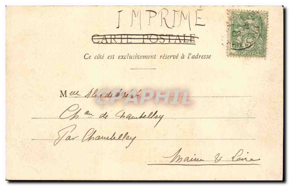 Paris - 8 - La Madeleine - CPA  — Verso