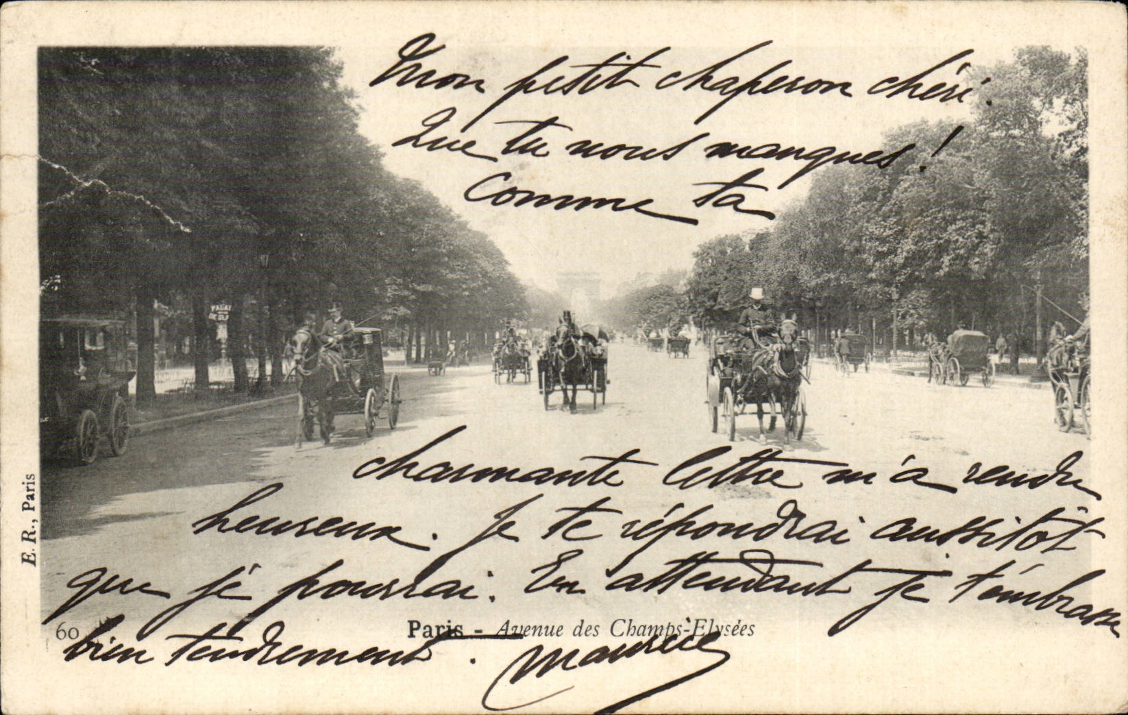 Paris - 8 - Avenue des Champs Elysees - CPA 