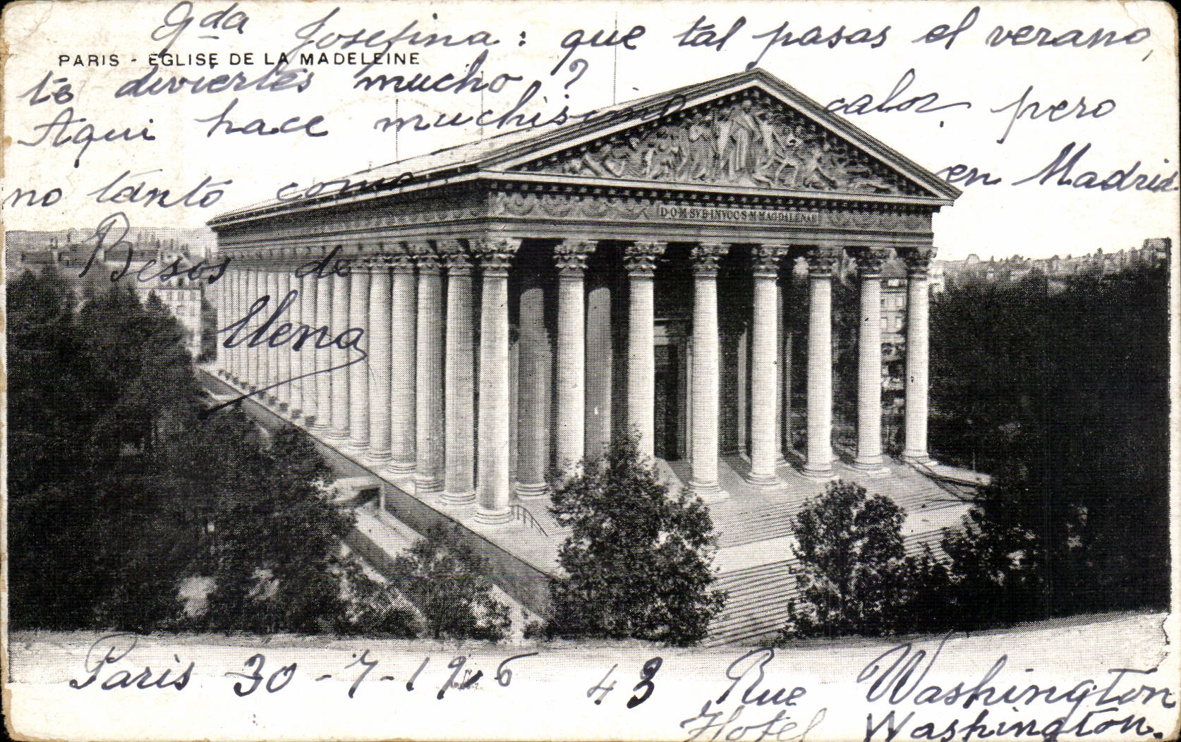 Paris - 8 - Eglise de la Madeleine - CPA 