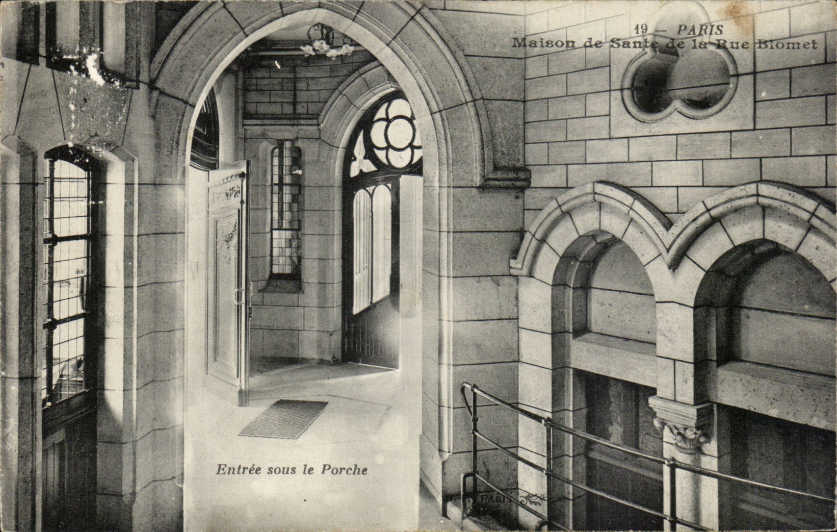 Paris - 15 - Rue Blomet - Maison de Sante - CPA 
