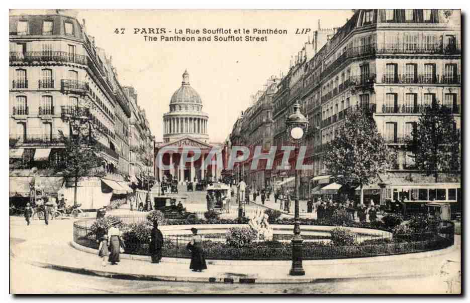 Paris - 5 - Pantheon - Rue Soufflot - CPA 