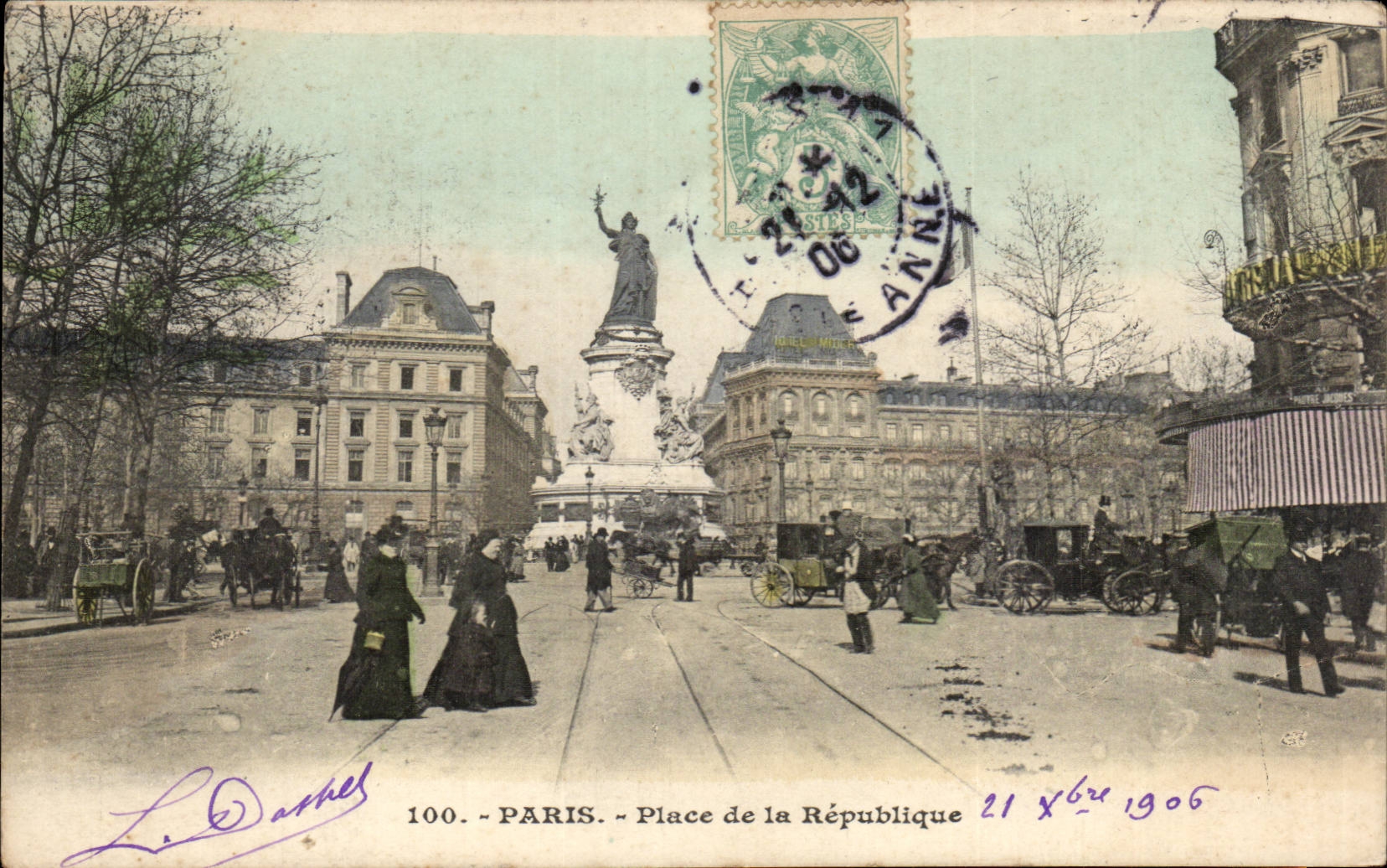 Paris - 10 - Place de la Republique - CPA 