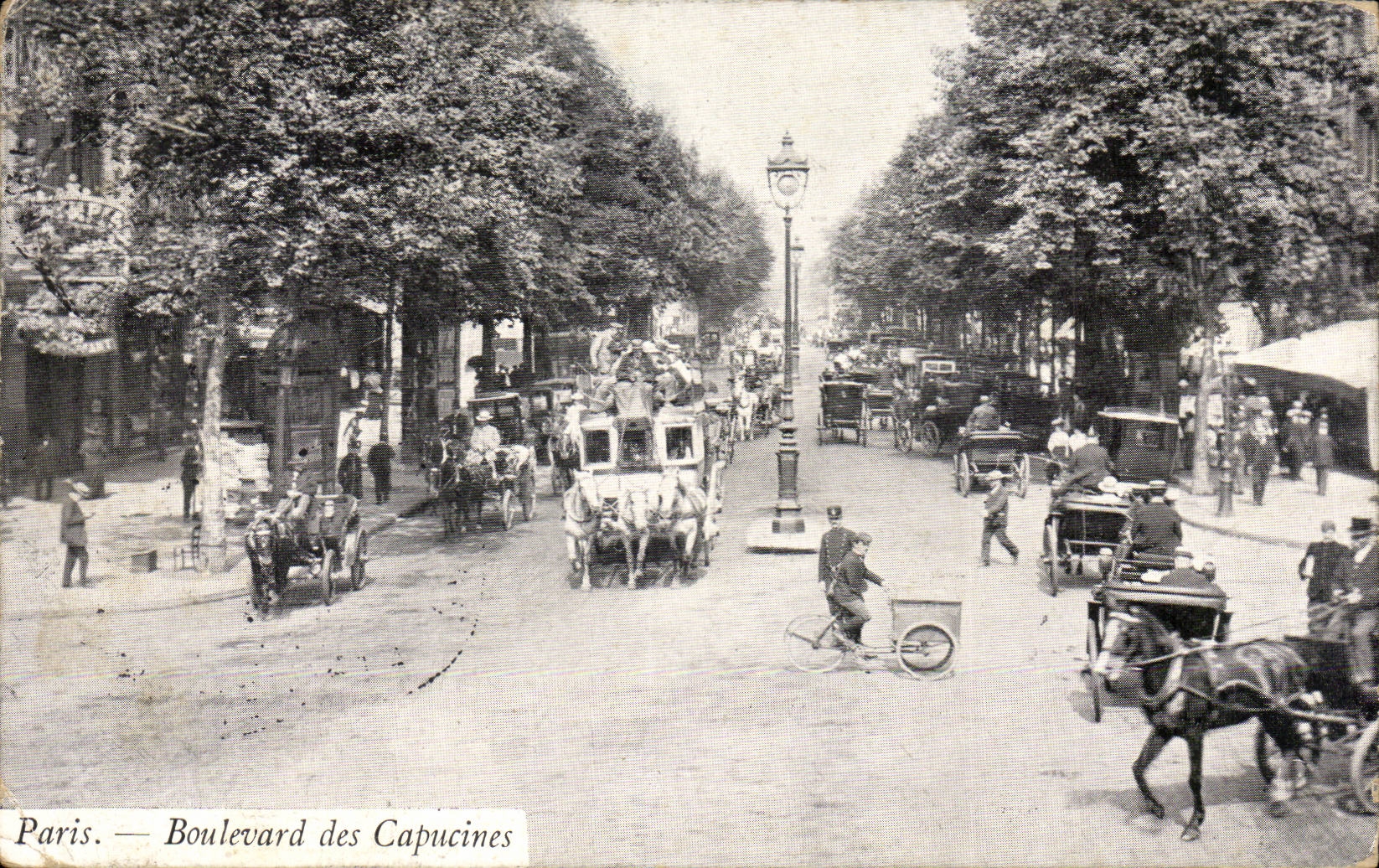 Paris - 2 - Boulevard des Capucines - CPA Velo