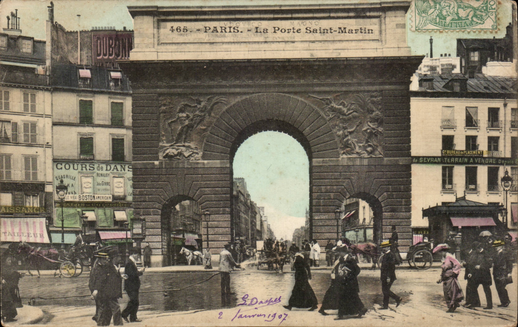 Paris - 10 - Porte Saint Martin - CPA 