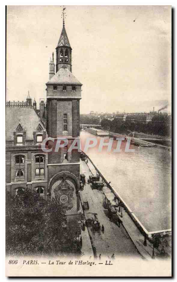 Paris - 1 - La Tour de l'Horloge - CPA 