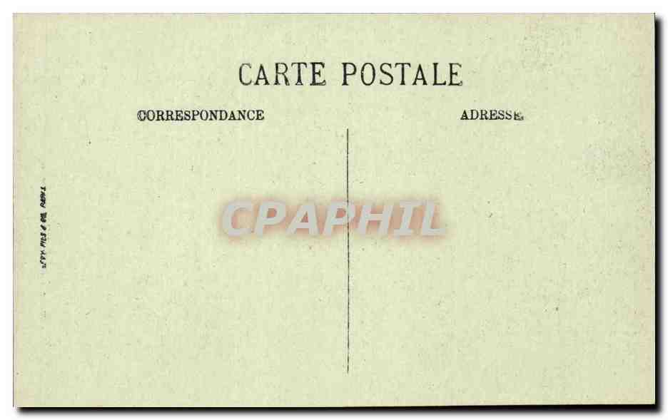 Paris - 1 - La Tour de l'Horloge - CPA  — Verso