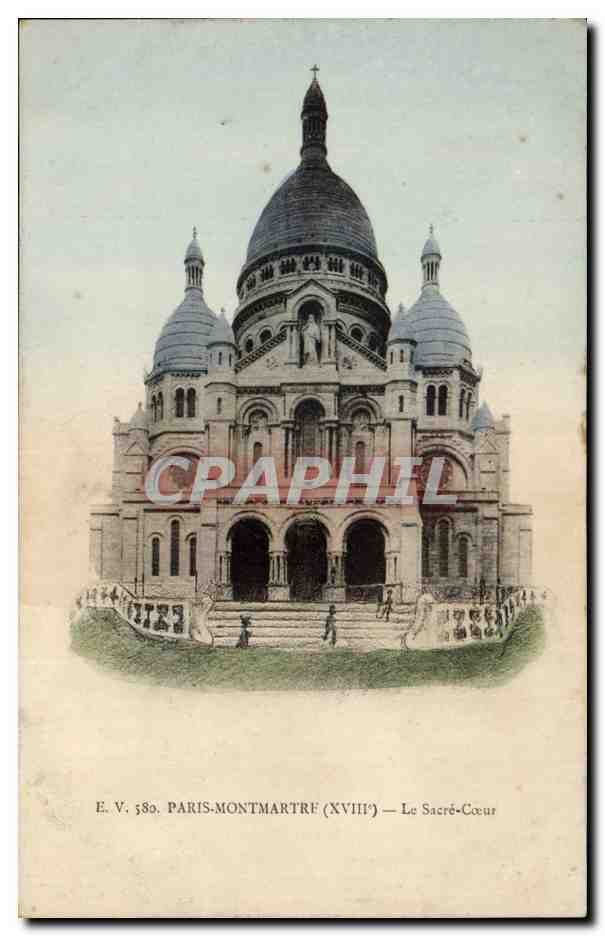 Paris - 18 - Sacre Coeur - Montmartre - CPA 