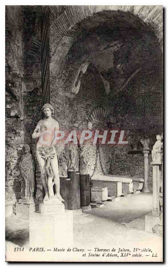 Paris - 5 - Musee de Cluny - Thermes de Julien - CPA 