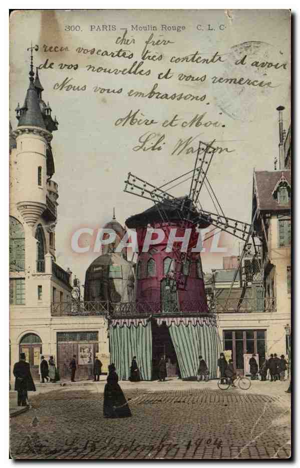 Paris - 18 - Moulin Rouge - Red Mill - CPA 