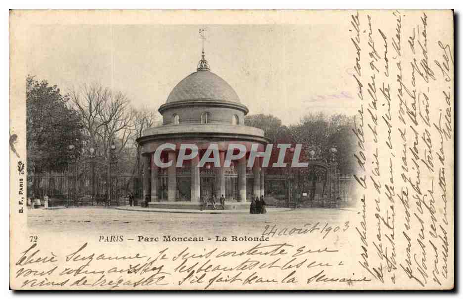 Paris - 8 - Parc Monceau - La Rotonde - CPA 