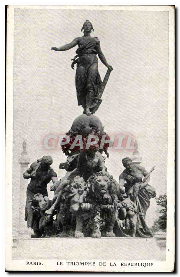 Paris - 10 - Le Triomphe de la Republique - CPA 