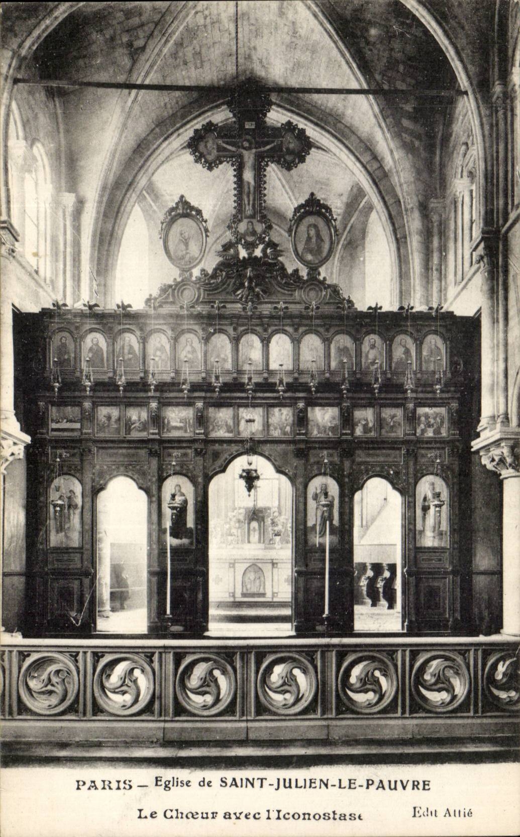 Paris - 5 - Eglise Saint Julien le Pauvre - CPA 