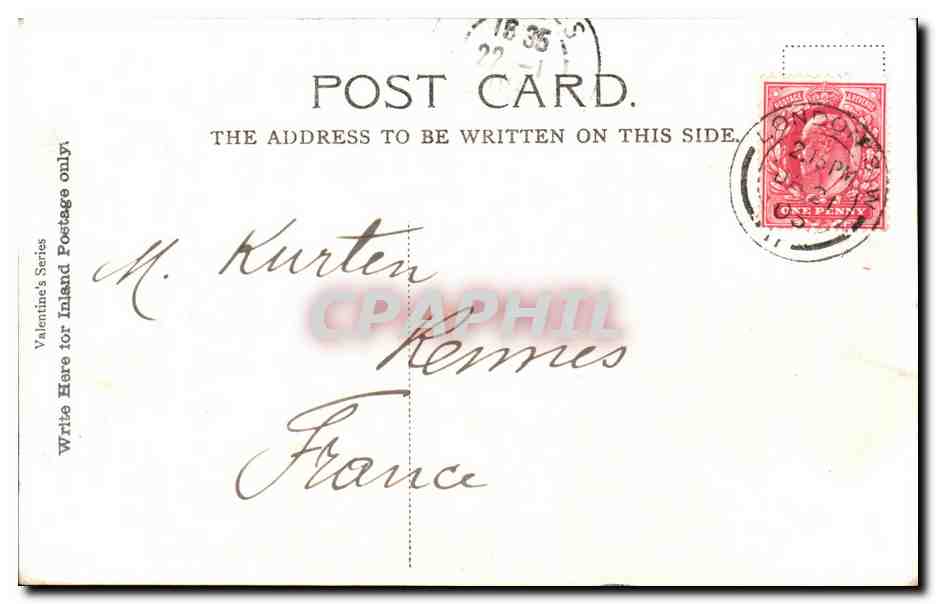 Angleterre - England - London - Westminster Abbey - CPA  — Rückseite