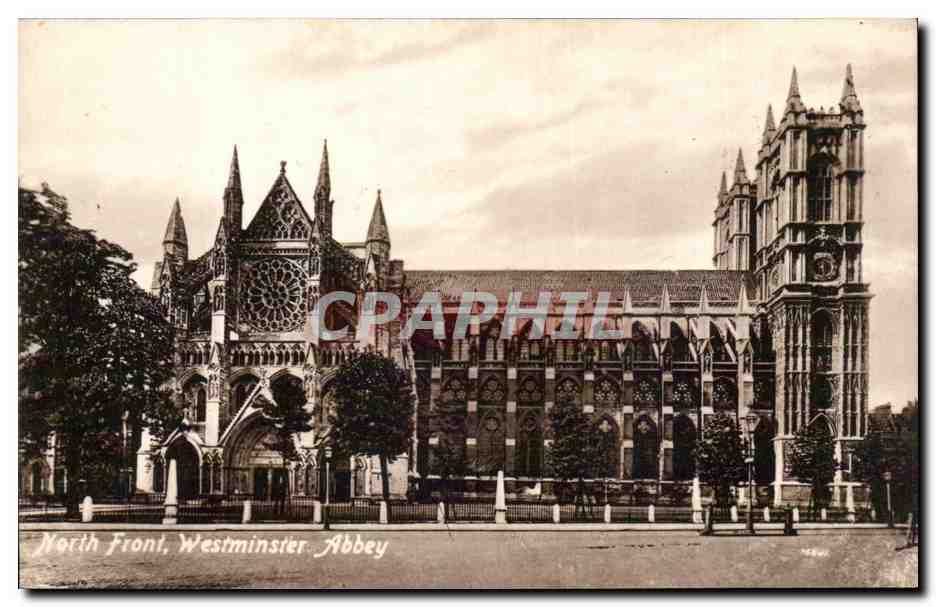 Angleterre - England - London - North Front - Westminster Abbey - CPA 