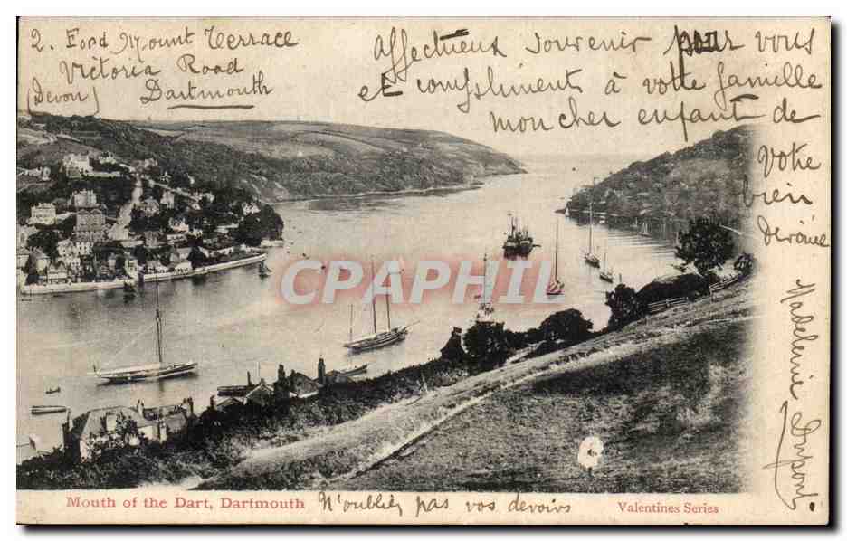 Angleterre - England - Mouth of the Dart Dartmouth - CPA 