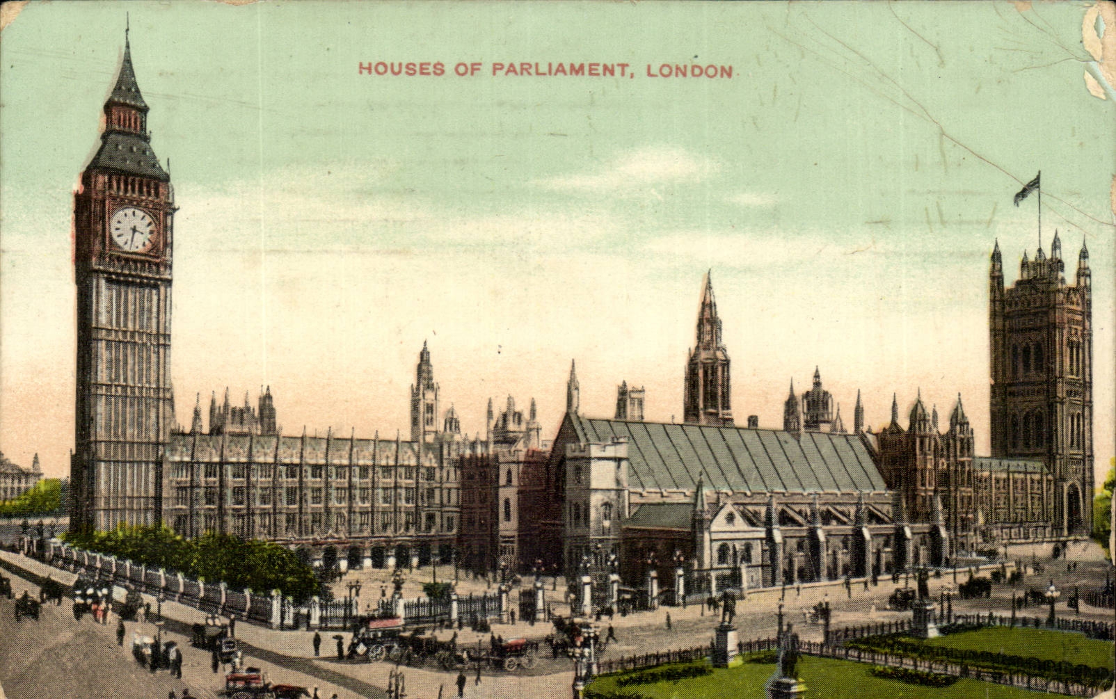 Angleterre - England - London - House of Parliment - Big Ben - CPA 
