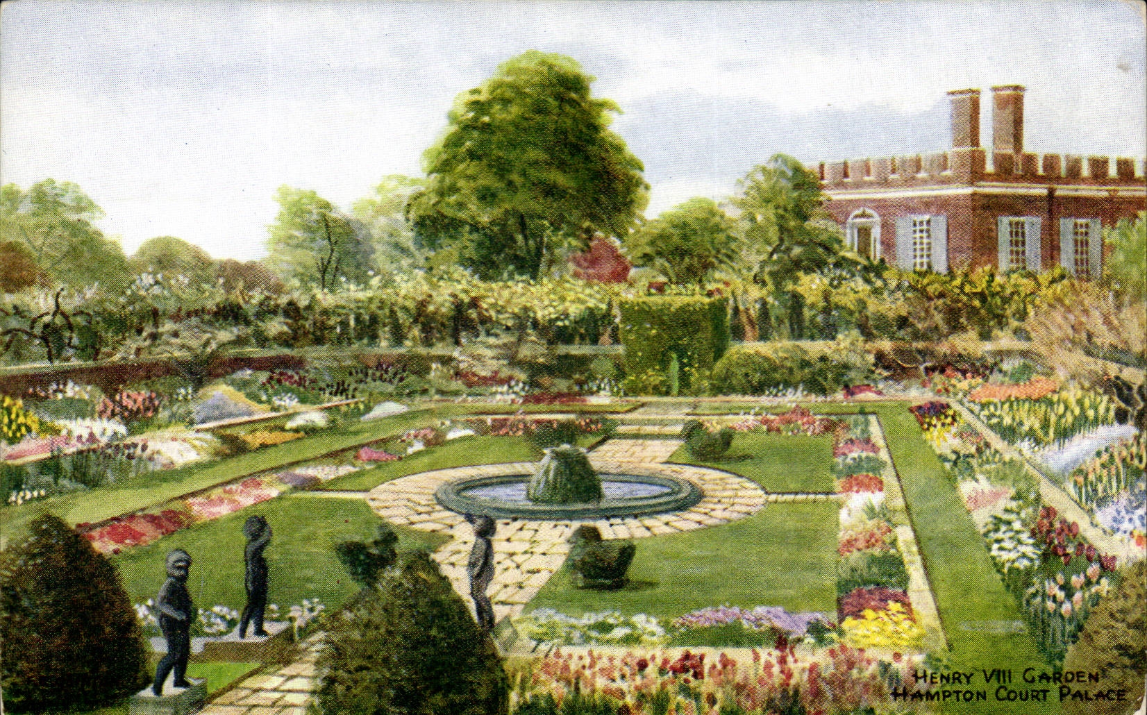 Angleterre - England - Henry VII Garden - Hampton Court Palace - CPA 