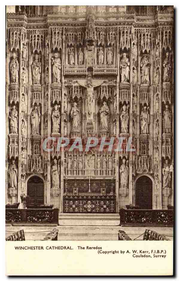 Angleterre - England - Winchester Cathedral - The Reredos - CPA 