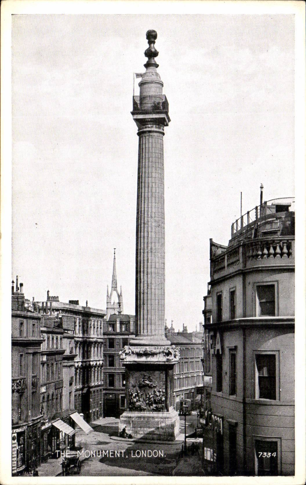 Angleterre - England - London - The Monument - CPA 