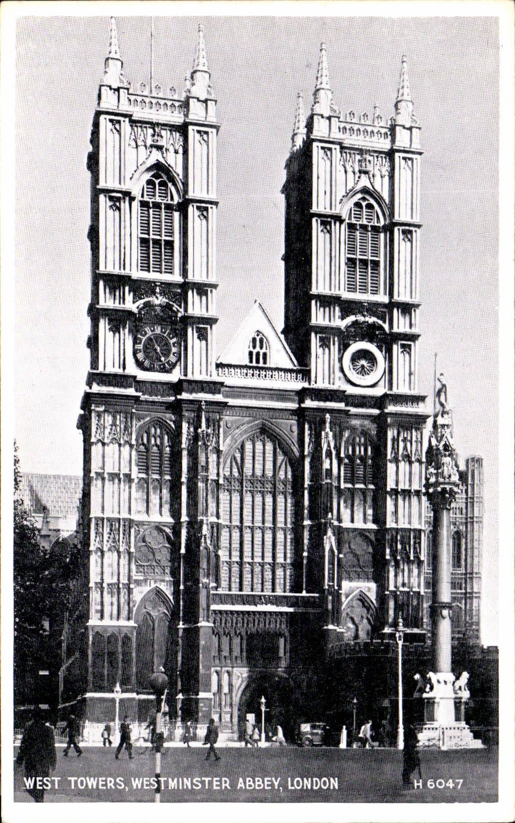 Angleterre - England - London - Westminster Abbey - West Towers - CPA 