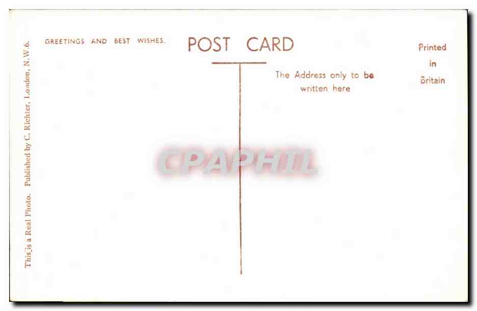 Angleterre - England - London - The British Museum - CPA  — Rückseite