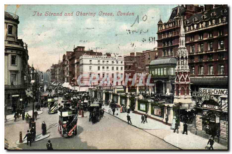 Angleterre - England - London - The Strand and Charing Cross - CPA 