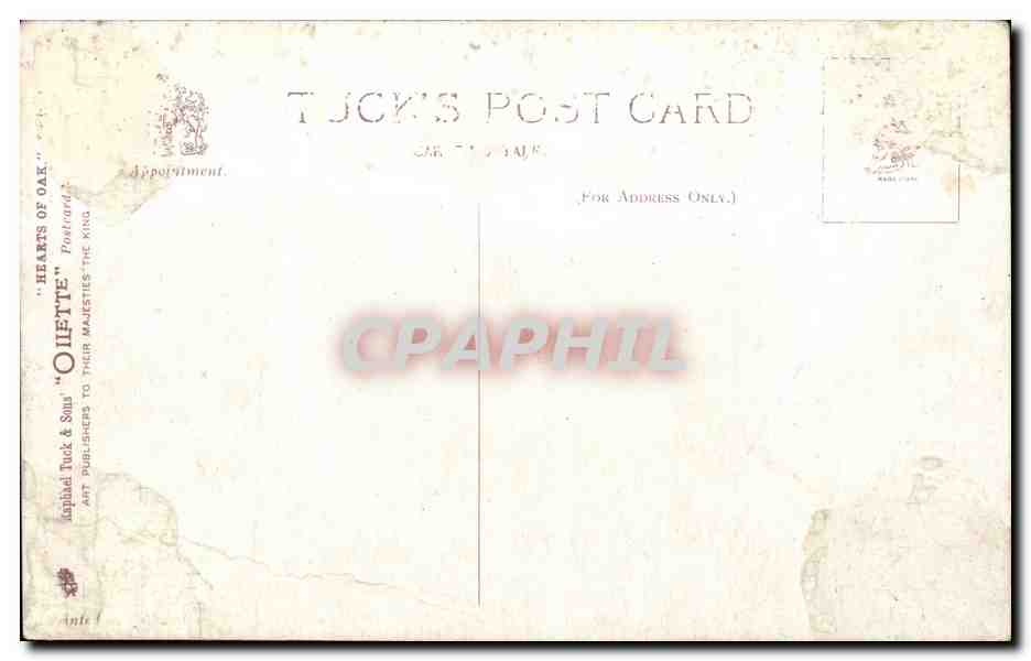 Bateaux - Marin - Sailors - Tuck's Post Card - Oilette - Boxing the Compass - Hearts of Oak - CPA — Rückseite