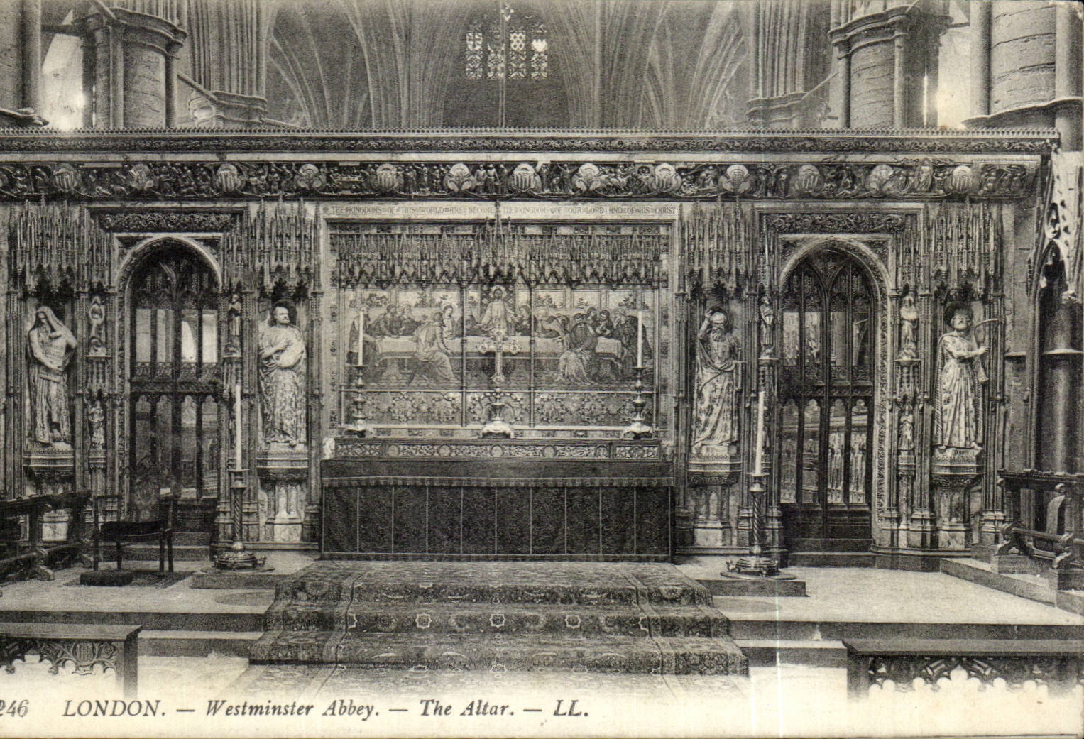 Angleterre - England - London - Westminster Abbey - The Altar- CPA 