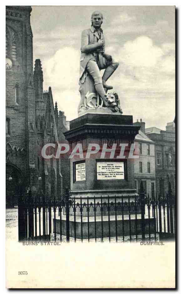 Ecosse - Scotland - Dumfries - Burn's Statue - CPA 
