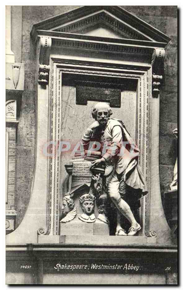 Angleterre - England - London - Shakespeare - Westminster Abbey - CPA 