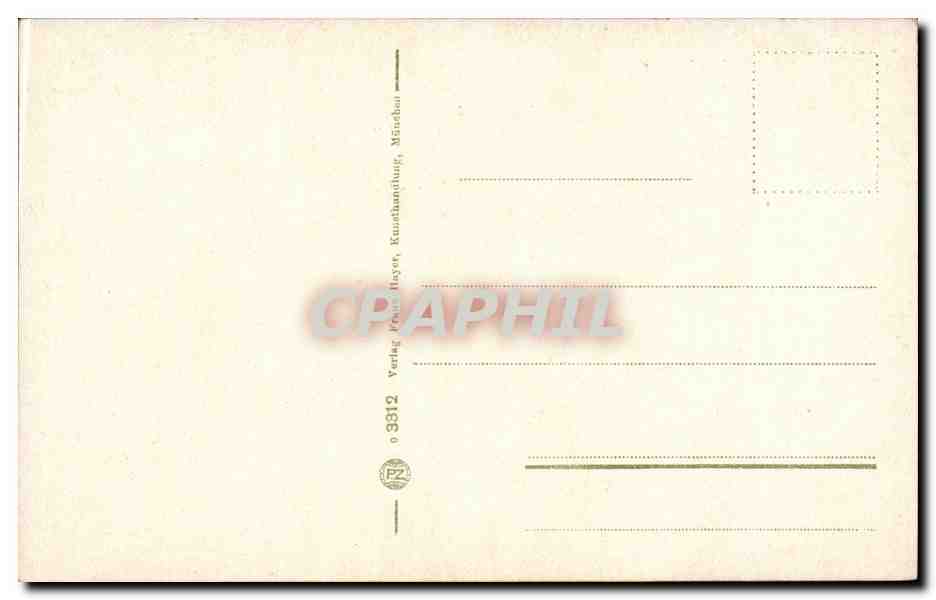 Allemagne - Deutschland - Bad Homburg - Schloss mit Park CPA  — Rückseite