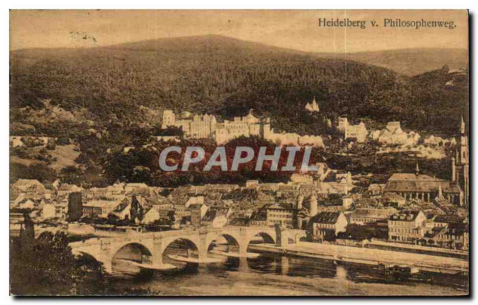 Allemagne - Deutschland - Heidelberg - Philosophenweg CPA 