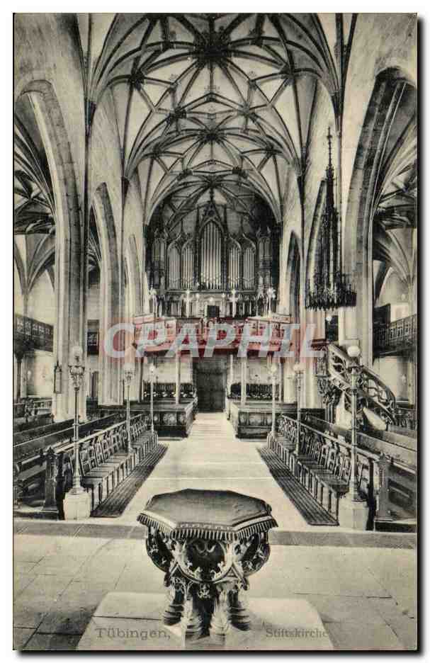 Allemagne - Deutschland - Tuebingen - Kirsche - orgue CPA 