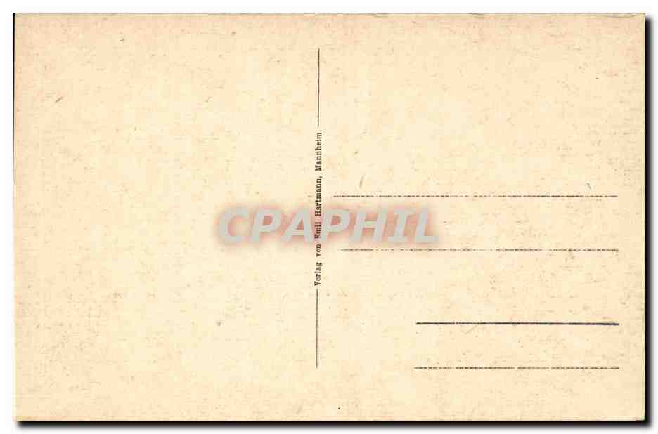 Allemagne - Deutschland - Baden Baden - CPA  — Rückseite