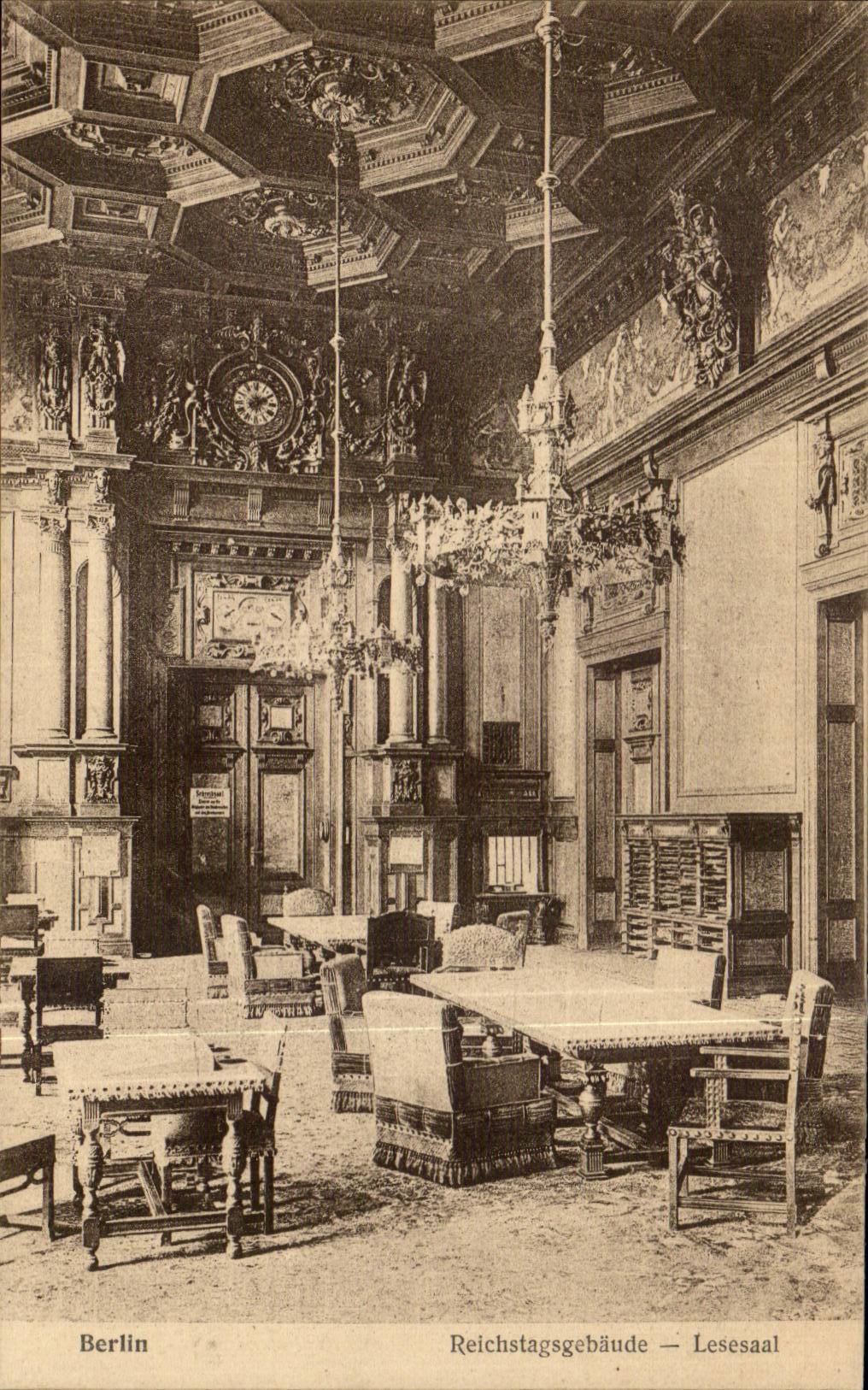 Allemagne - Deutschland - Berlin - Lesesaal - CPA 