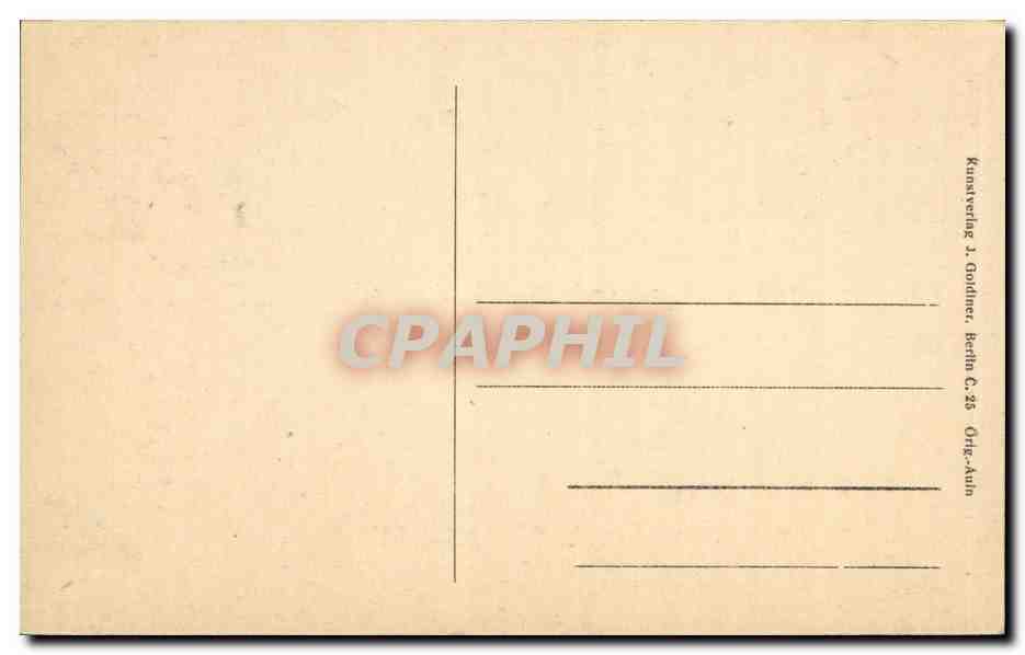 Allemagne - Deutschland - Berlin - Lesesaal - CPA  — Rückseite