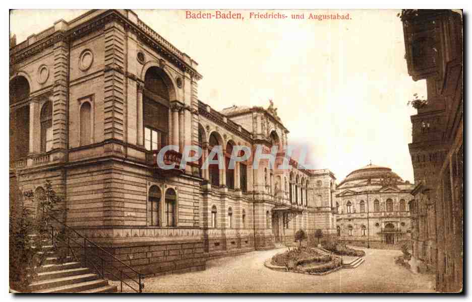 Allemagne - Deutschland - Baden Baden - Friedrichs und Augustabad - CPA 