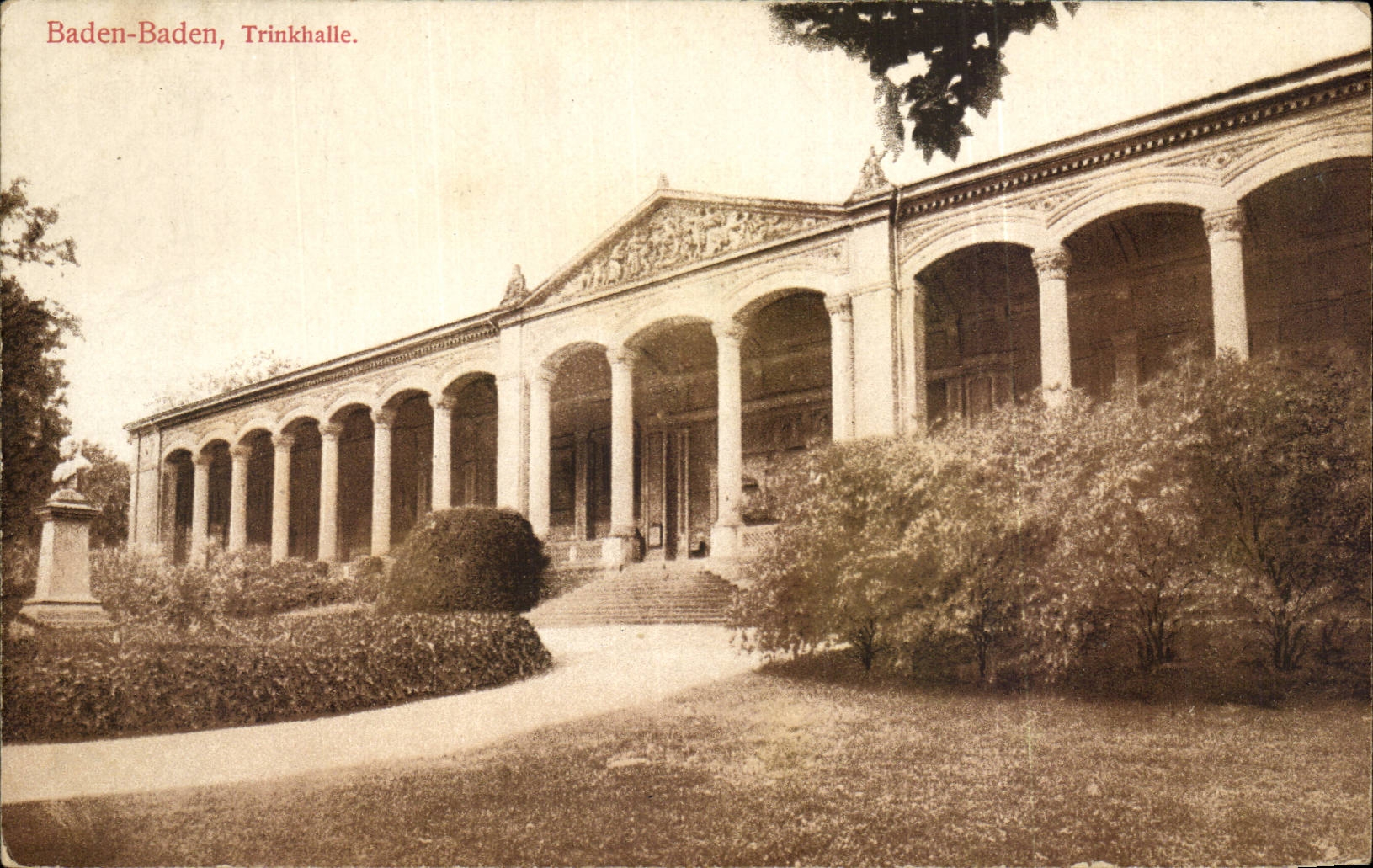 Allemagne - Deutschland - Baden Baden - Trinkhalle - CPA 