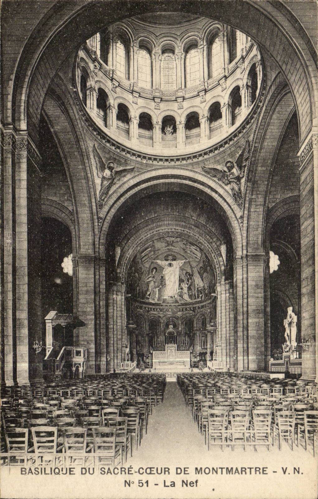 Paris - 18 - Basilique du Sacre Coeur - CPA Orgue