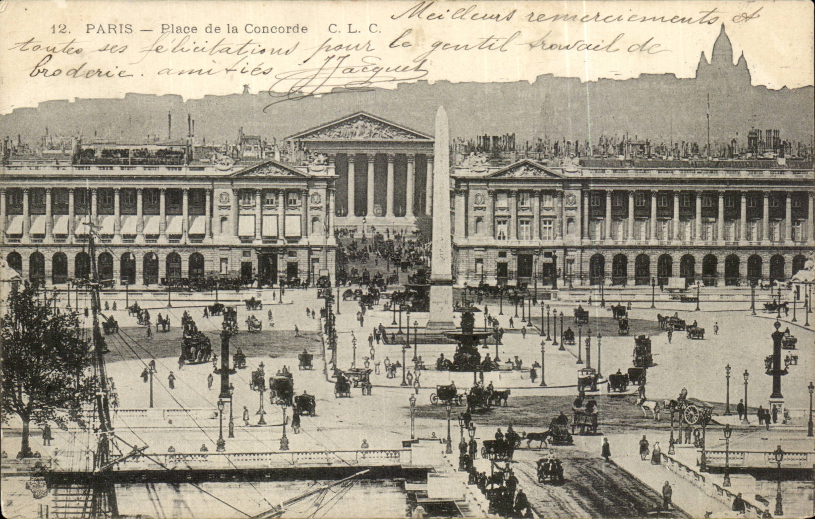Paris - 8 - Place de la Concorde - CPA 