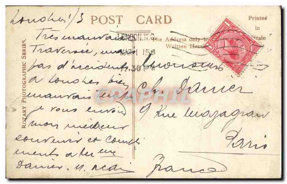 Angleterre - England - London - Hippodrome - CPA  — Rückseite