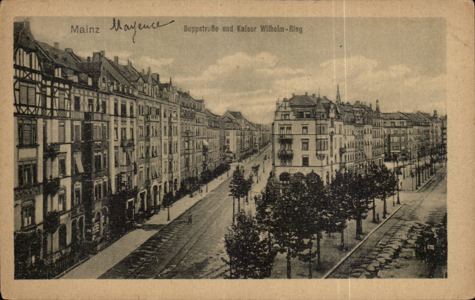 Allemagne - Deutschland - Mainz - Mayence - Boppstrasse - Kaiser Wilhelm Ring - CPA 