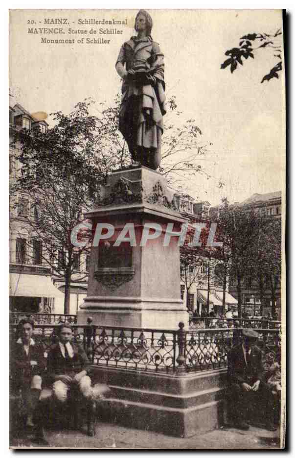 Allemagne - Deutschland - Mainz - Schillerdenkmal - Mayence - CPA 