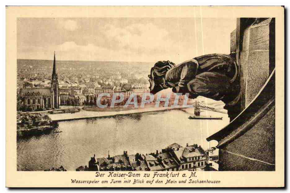 Vue du Kaiser-Dom à Francfort-sur-le-Main — éditeur M. Jacoby, n° 849
