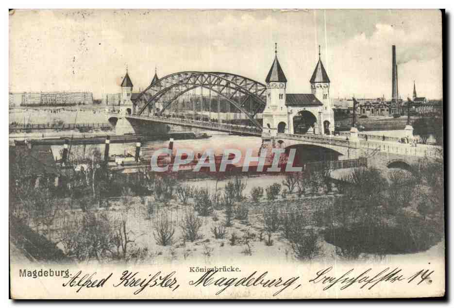 Allemagne - Deutschland - Magdeburg - Koenigsbruecke - CPA 