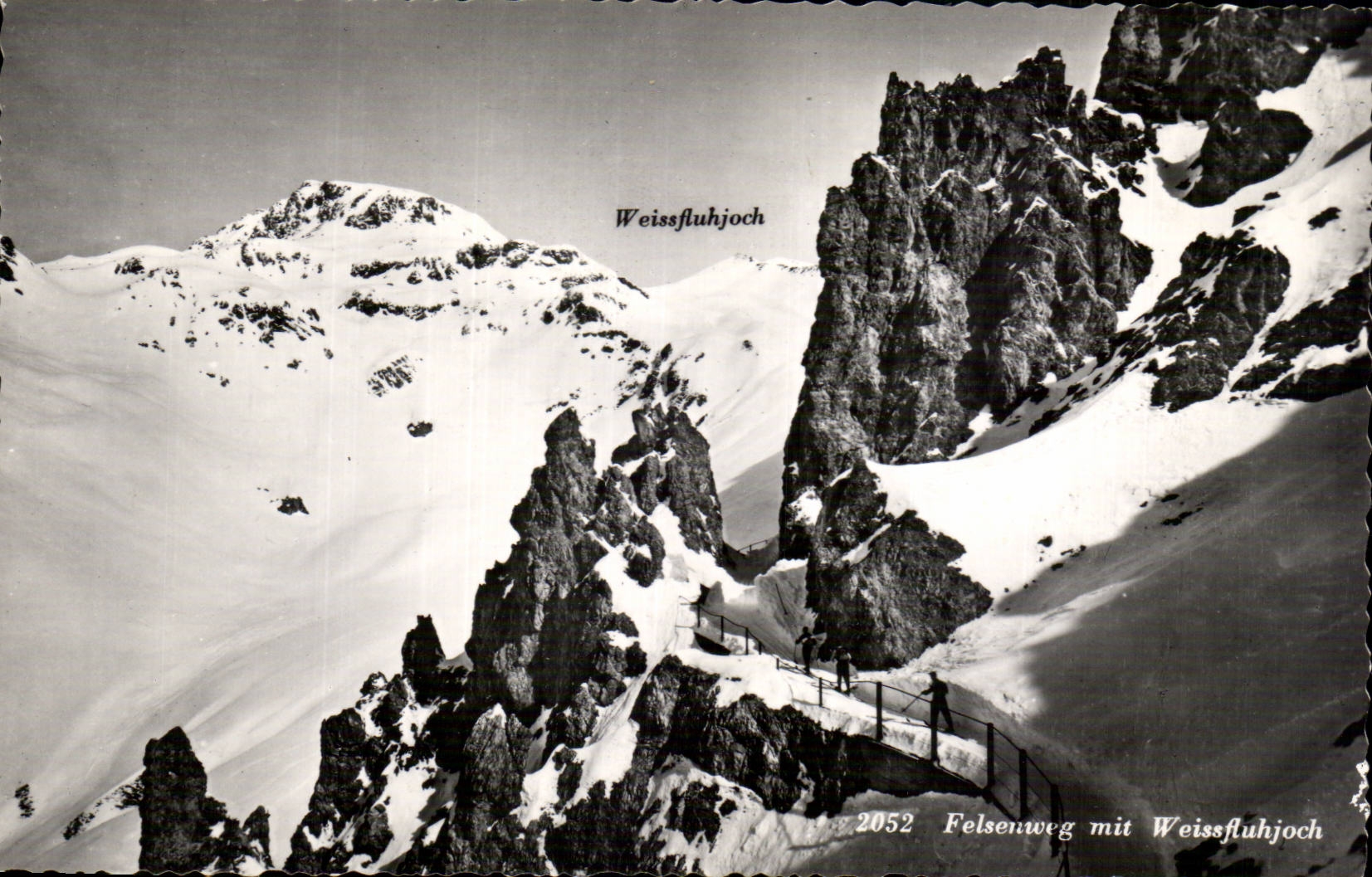 Allemagne - Deutschland - Felsenweg mit Weissfluhjoch - CPA 