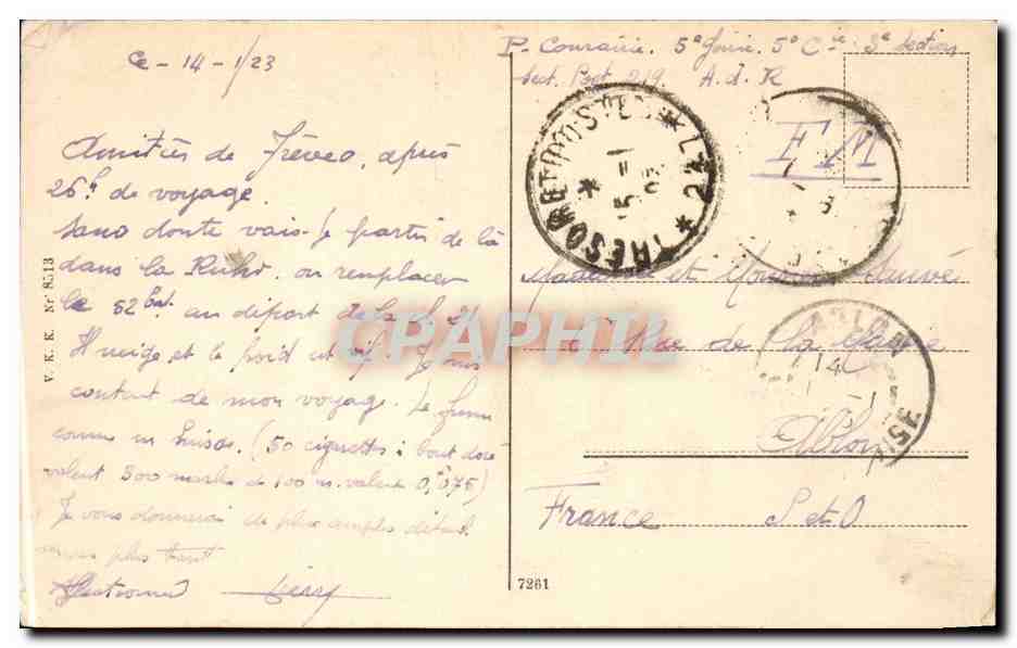 Allemagne - Deutschland - Trier CPA  — Rückseite